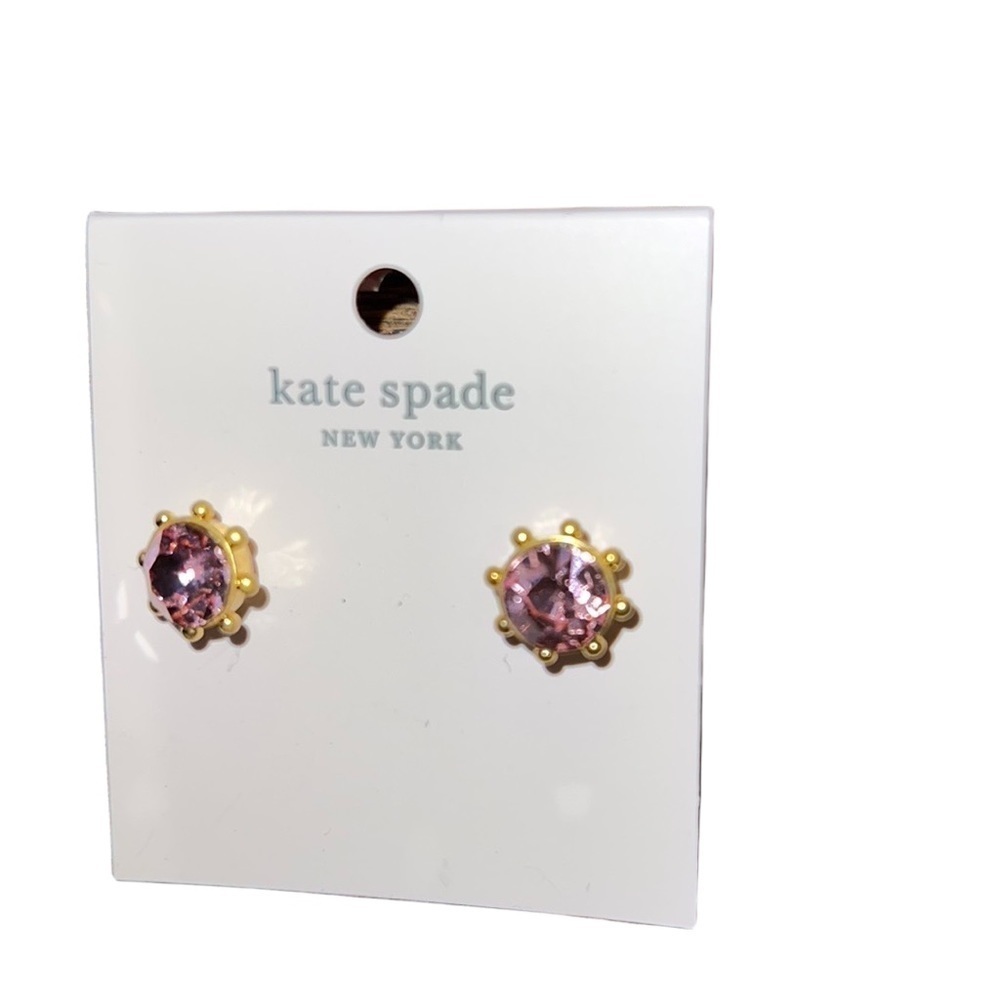 KATE SPADE PINK & GOLD in COLOR EARRINGS